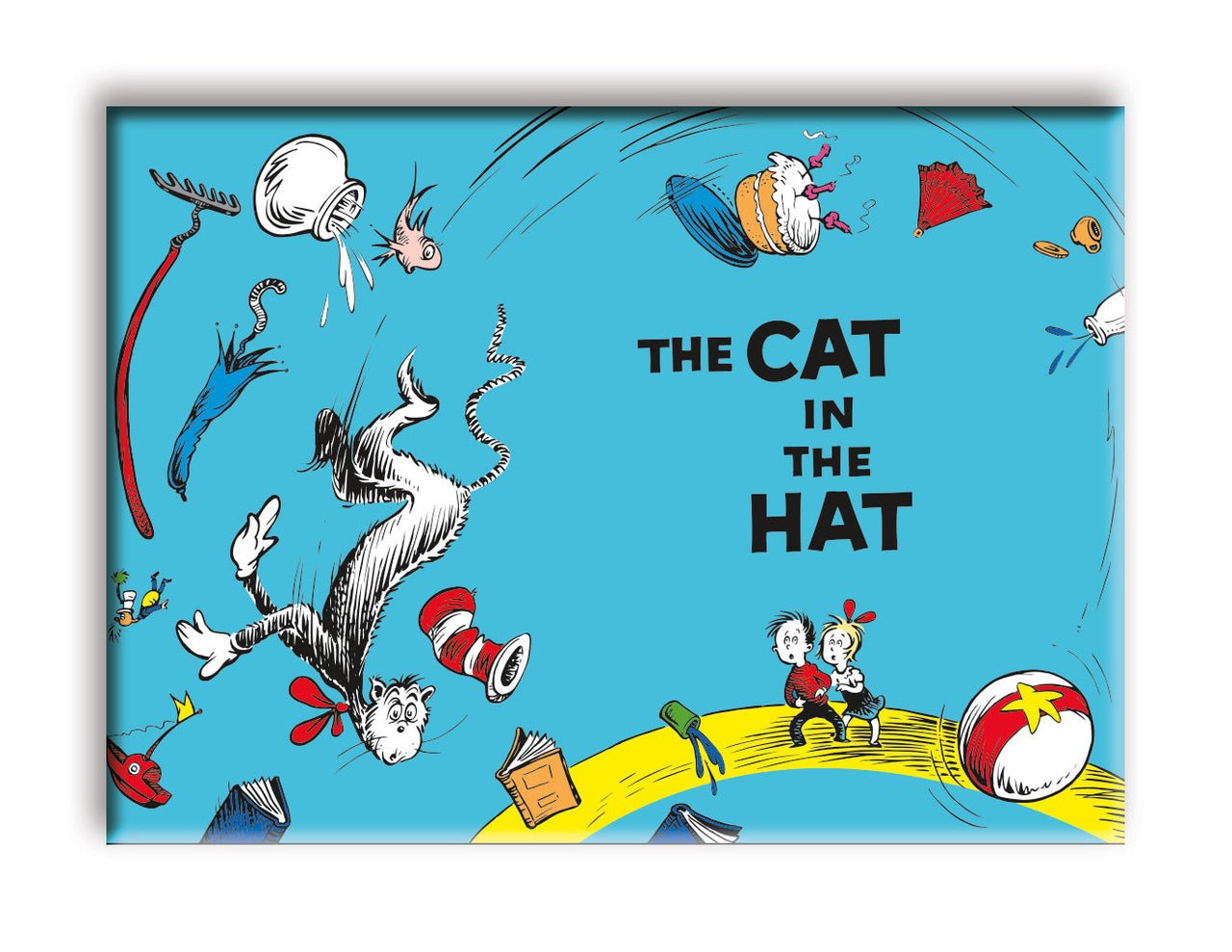 Cat in The Hat - All Things Fall Flat Magnet (2.5" x 3.5") – 6 PC PPK