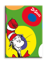 Thumbnail for Cat in The Hat - Polka Dot Flat Magnet (2.5