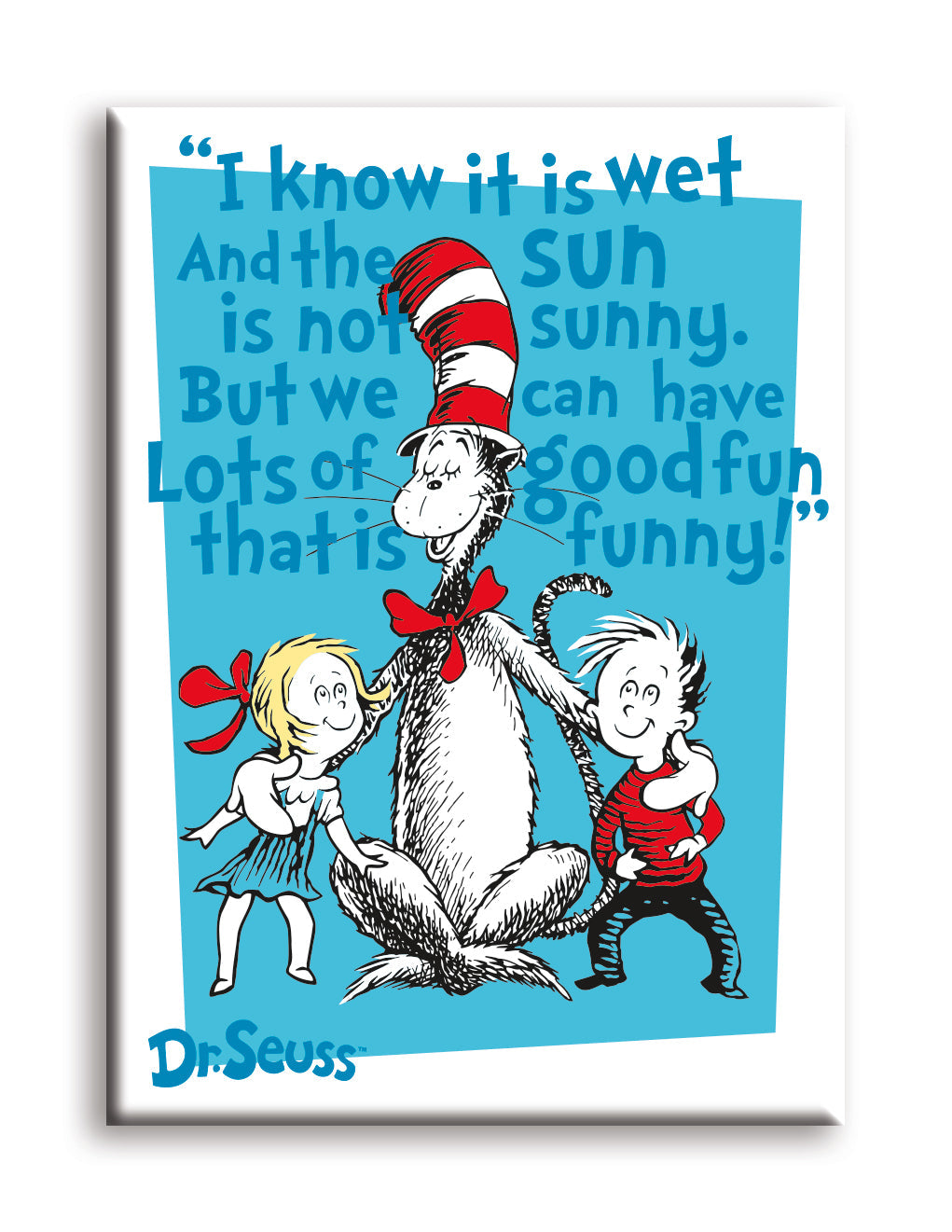 Cat in The Hat - Lots of Fun Flat Magnet (2.5" x 3.5") – 6 PC PPK