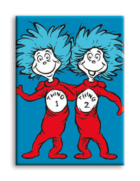 Thumbnail for Cat in The Hat - Thing One Thing Two Flat Magnet (2.5