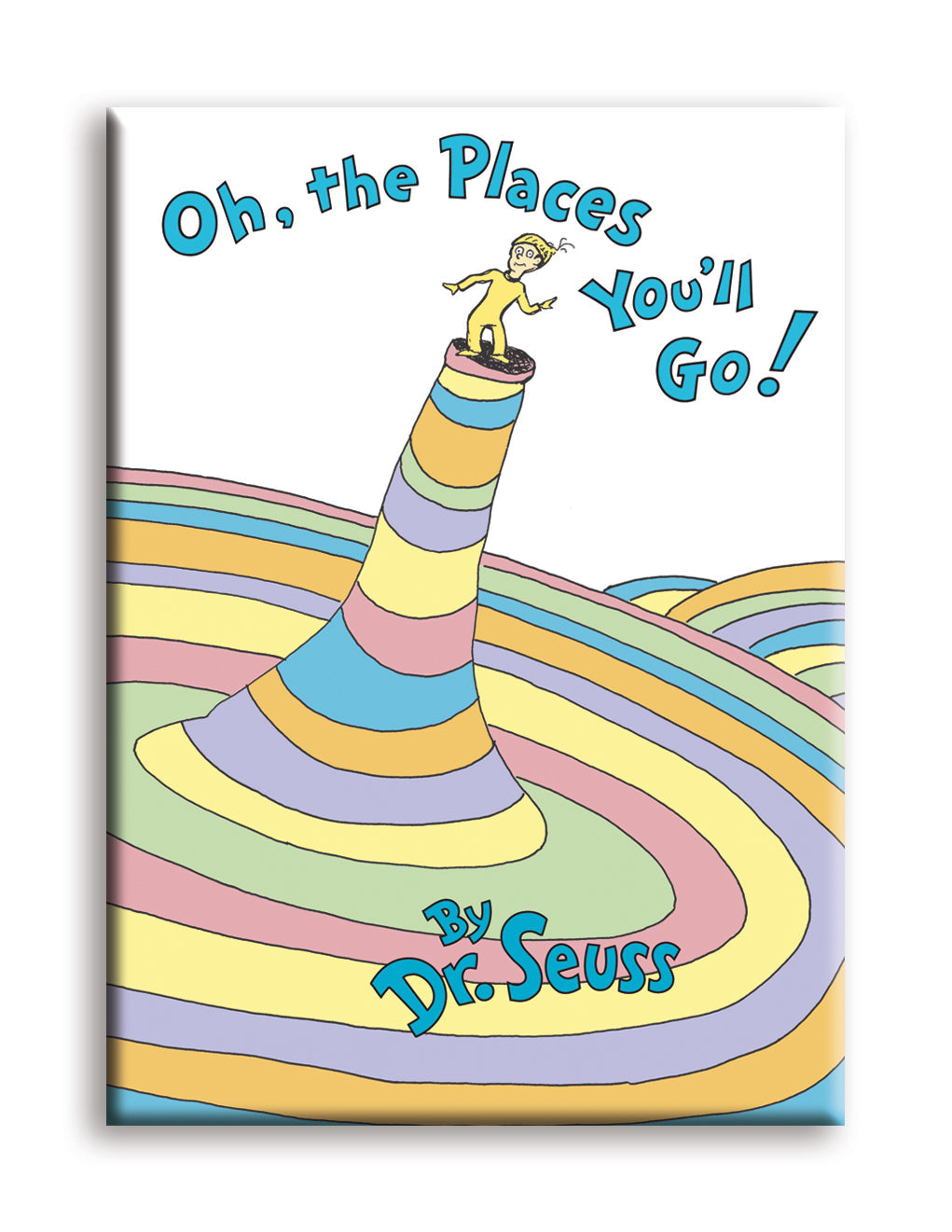 Oh, the Places You'll Go! - Cover Flat Magnet (2.5" x 3.5") – 6 PC PPK