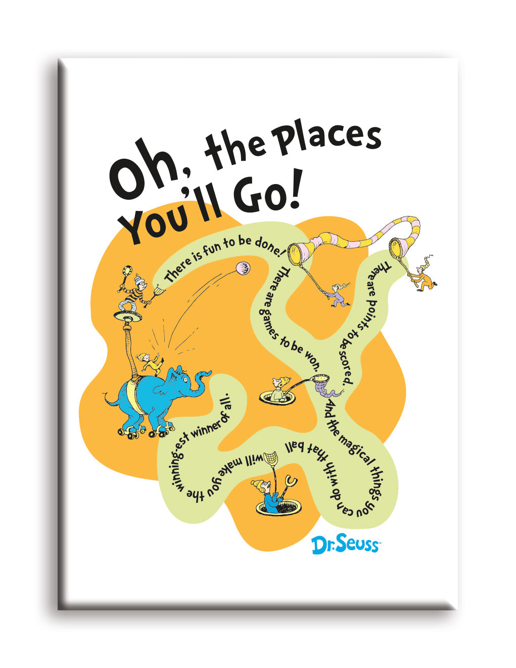 Oh, the Places You'll Go! - Fun Flat Magnet (2.5" x 3.5") – 6 PC PPK