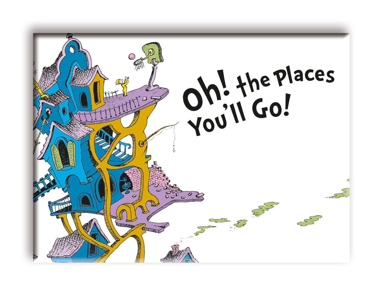 Oh, the Places You'll Go! - Games Flat Magnet (2.5" x 3.5") – 6 PC PPK