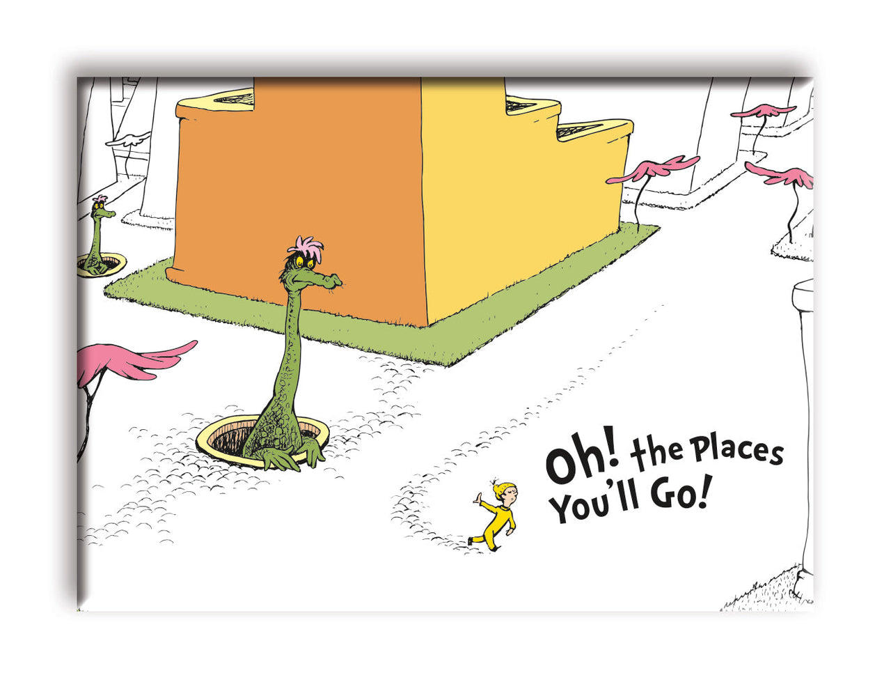 Oh, the Places You'll Go! - Street Flat Magnet (2.5" x 3.5") – 6 PC PPK