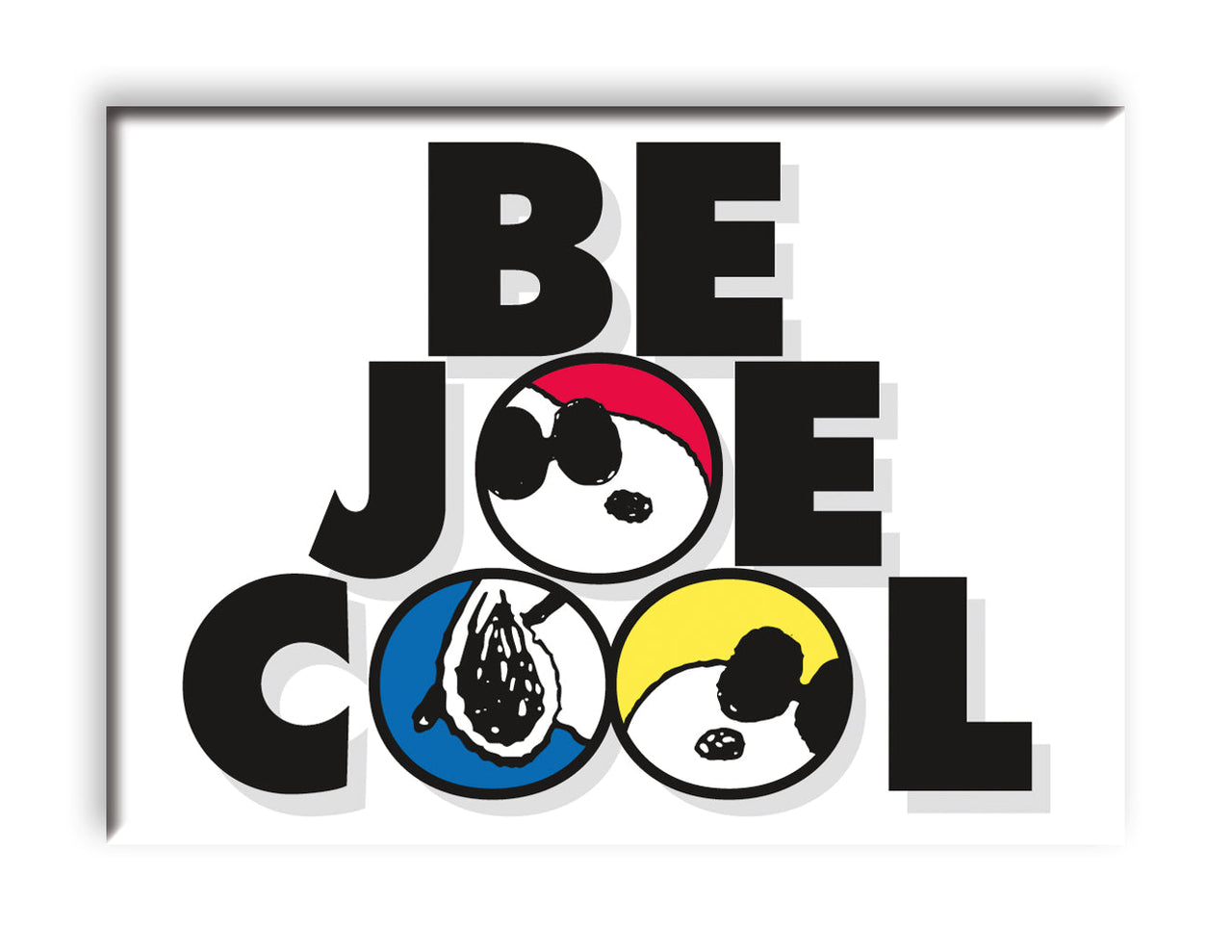 Peanuts Joe Cool - Be Joe Cool - Flat Magnet (2.5" x 3.5") – 6 PC PPK