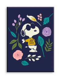 Thumbnail for Peanuts Joe Cool - Flowers Flat Magnet (2.5