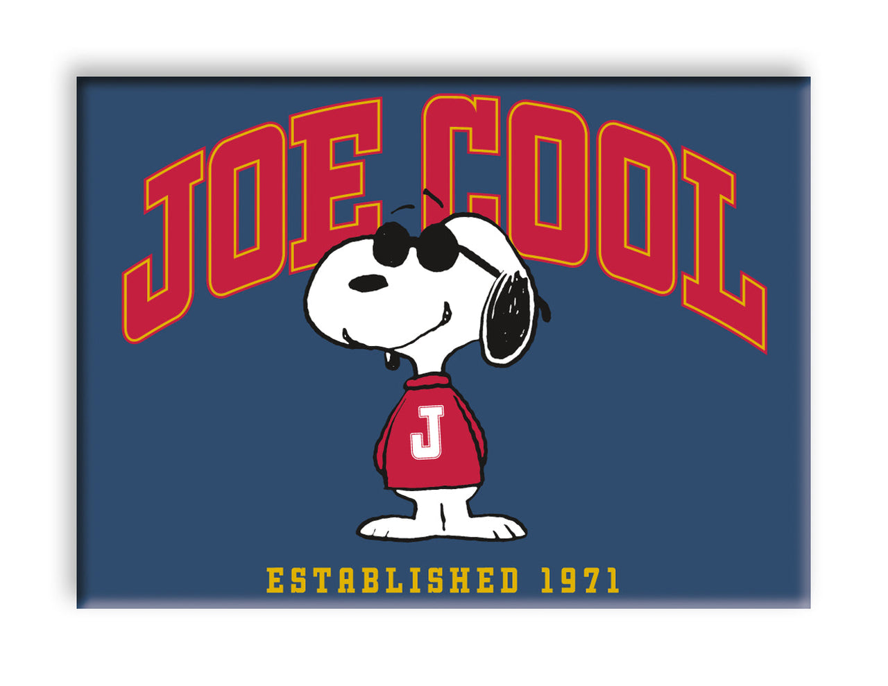 Peanuts Joe Cool - Est 1971 Flat Magnet (2.5" x 3.5") – 6 PC PPK