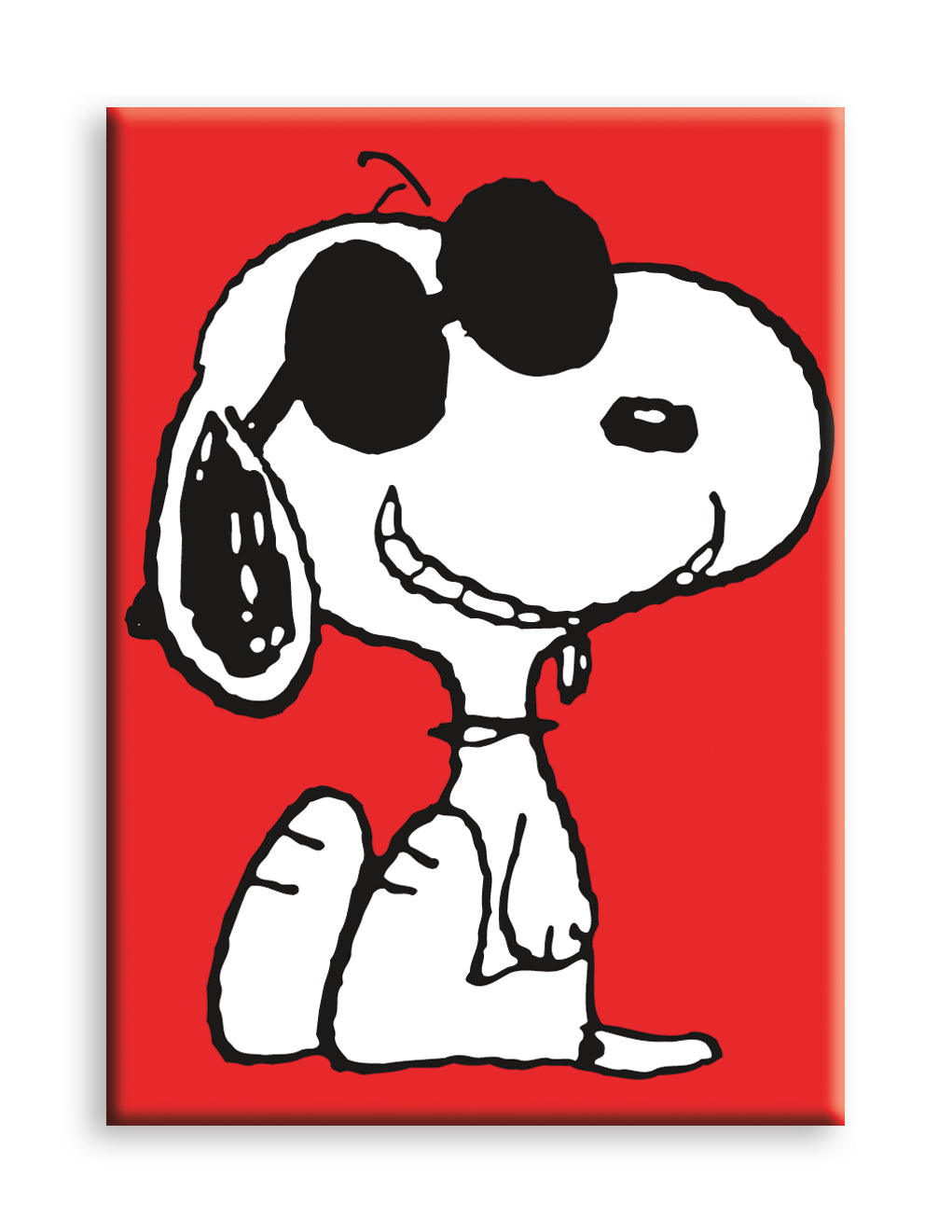 Peanuts Joe Cool - Smile Flat Magnet (2.5" x 3.5") – 6 PC PPK