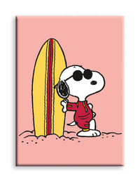 Thumbnail for Peanuts Joe Cool - Surf Flat Magnet (2.5
