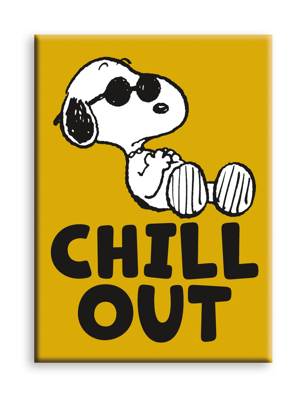Peanuts Joe Cool - Chill Out Flat Magnet (2.5" x 3.5") – 6 PC PPK