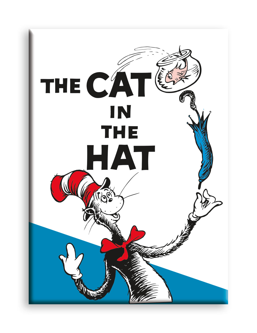 Cat in The Hat - Cat & Fish Flat Magnet (2.5" x 3.5") – 6 PC PPK