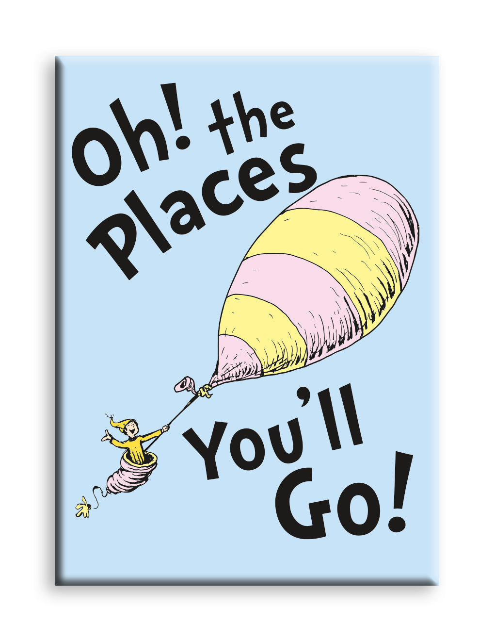 Oh, the Places You'll Go! - Balloon Flat Magnet (2.5" x 3.5") – 6 PC PPK