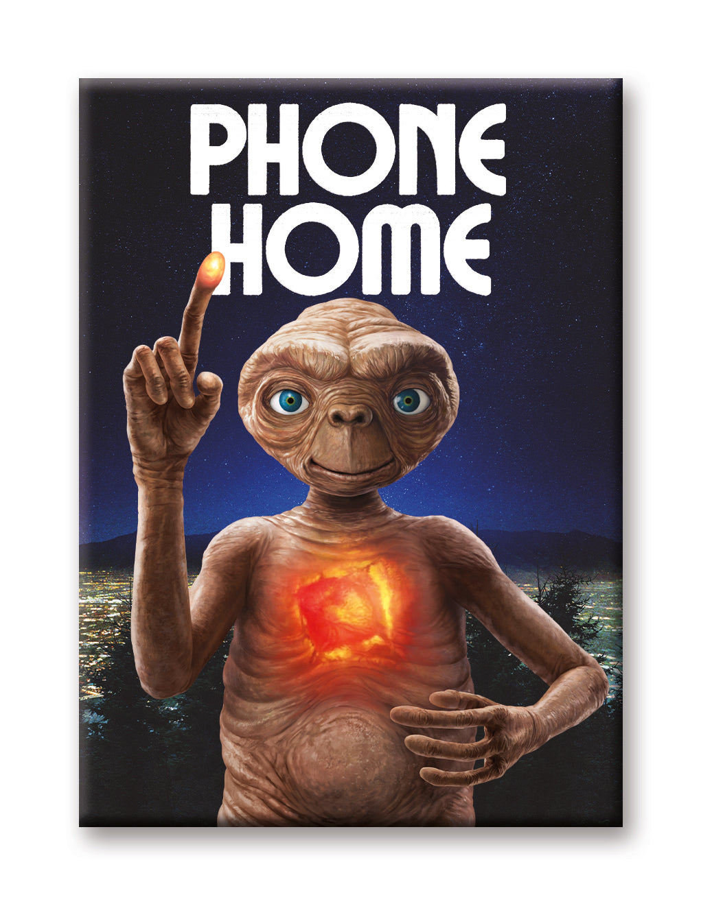 E.T - Phone Home Flat Magnet (2.5" x 3.5") – 6 PC PPK