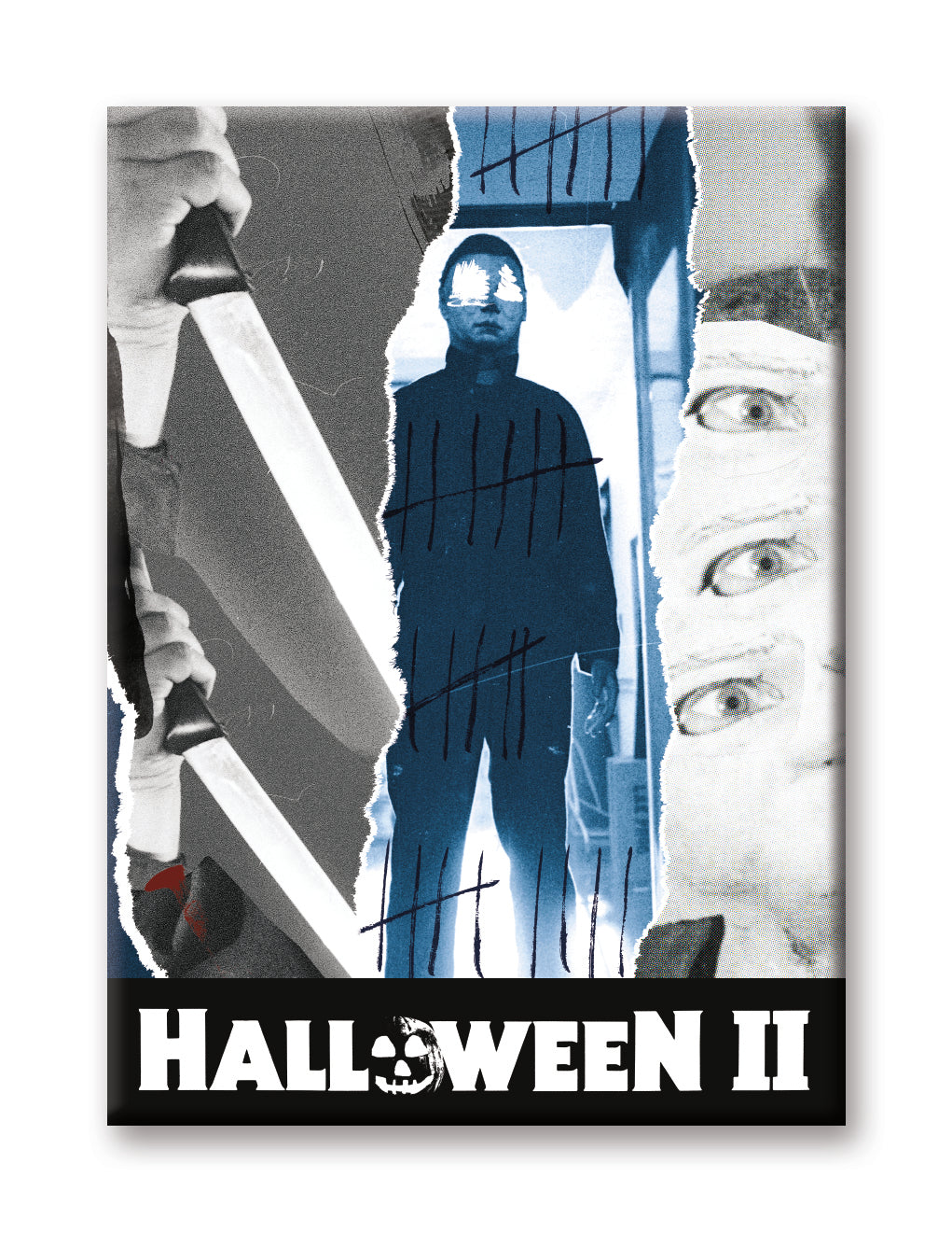 Halloween II - Collage Flat Magnet (2.5" x 3.5") – 6 PC PPK