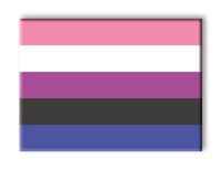 Thumbnail for Pride Flags - Gender Fluid Flat Magnet (2.5
