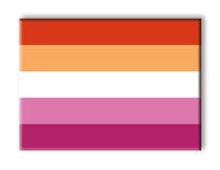Thumbnail for Pride Flags - Lesbian Flat Magnet (2.5