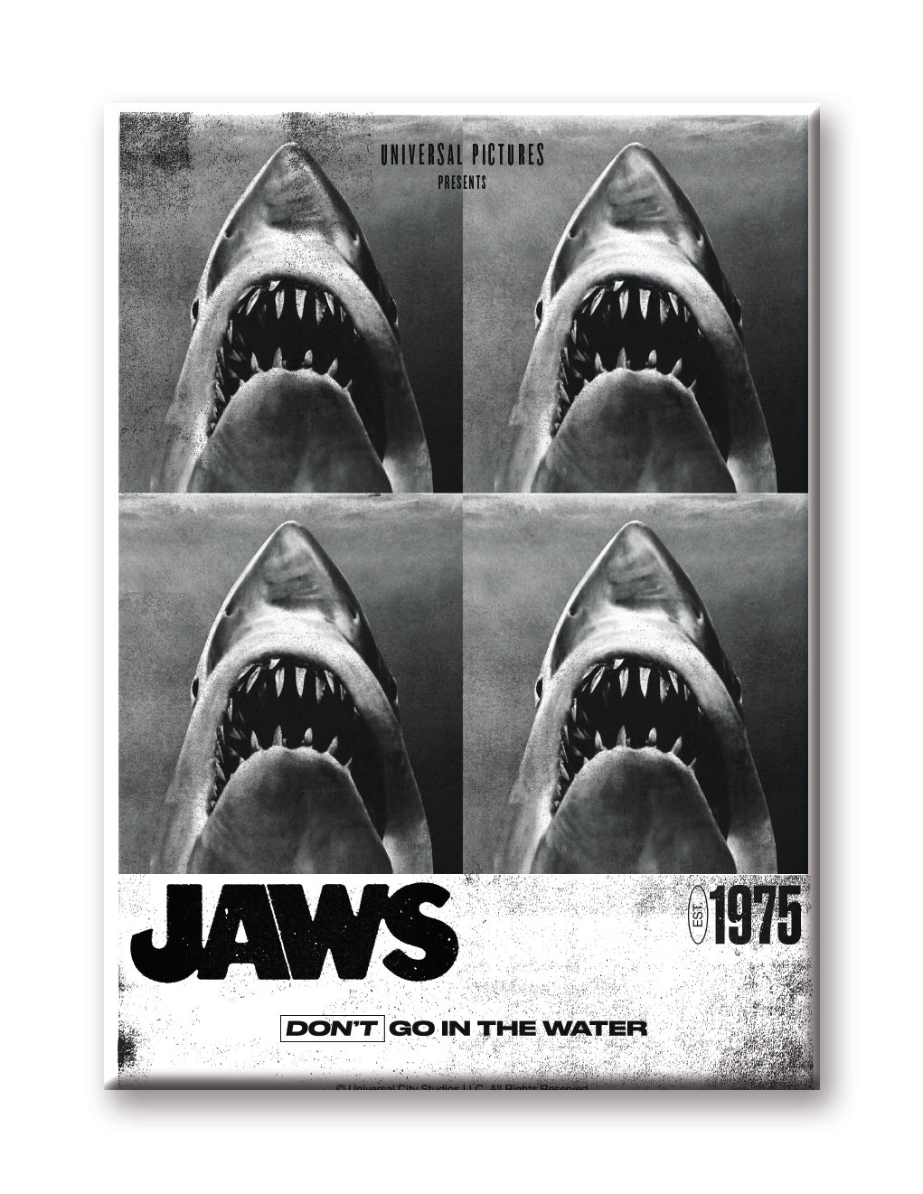 JAWS - Quad Flat Magnet (2.5" x 3.5") – 6 PC PPK