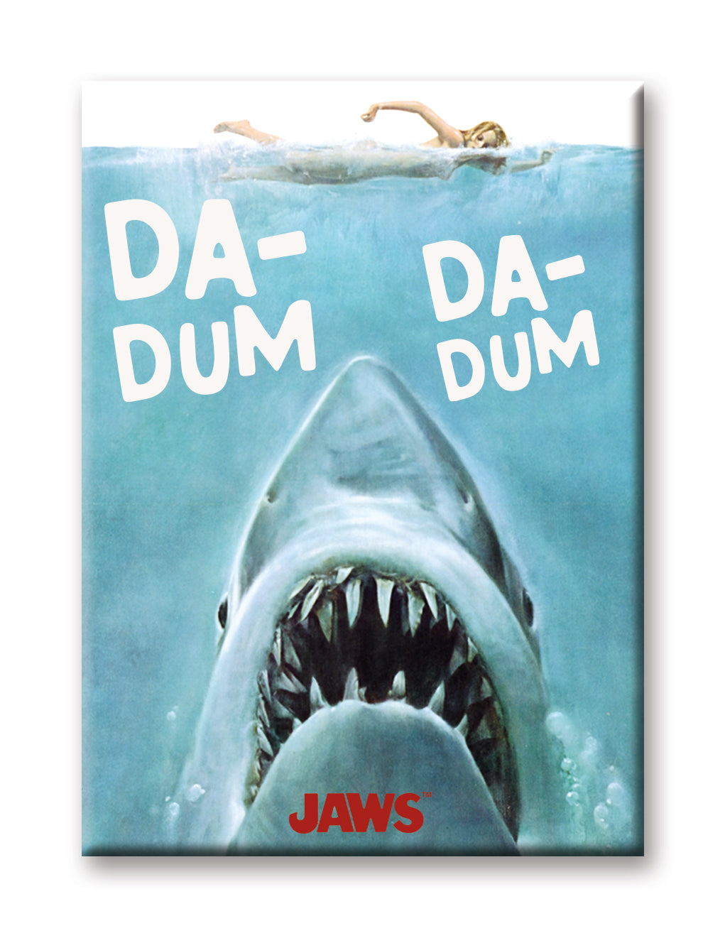 JAWS - Da Dum Flat Magnet (2.5" x 3.5") – 6 PC PPK