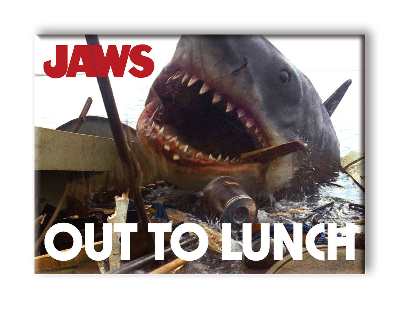 JAWS - Out to Lunch Flat Magnet (2.5" x 3.5") – 6 PC PPK