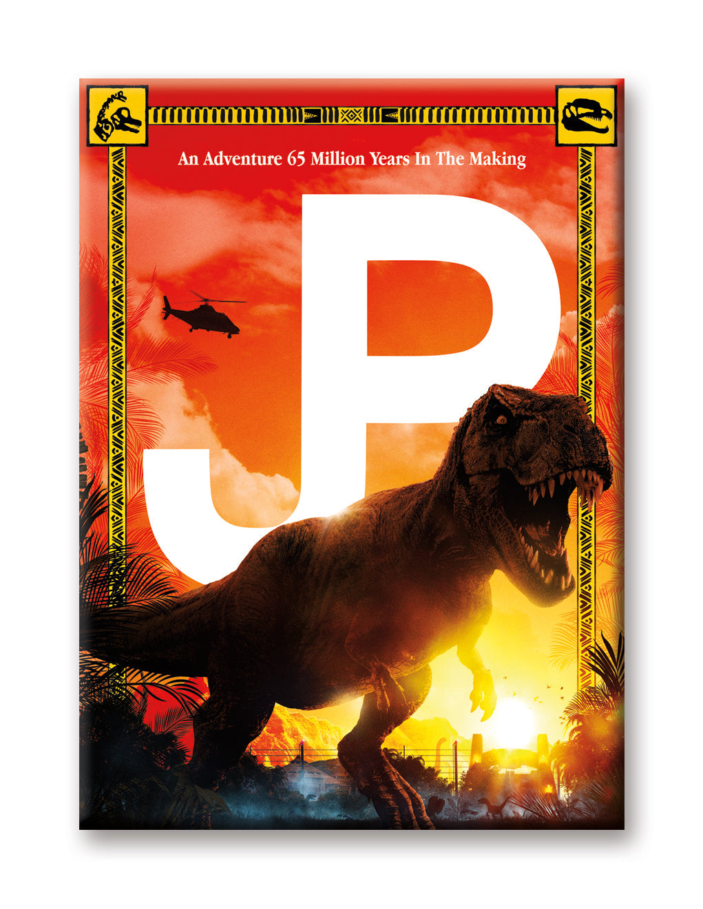 Jurassic Park - JP T-Rex Flat Magnet (2.5" x 3.5") – 6 PC PPK