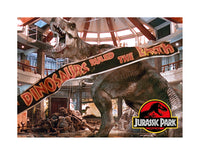 Thumbnail for Jurassic Park - T-Rex Banner Flat Magnet (2.5
