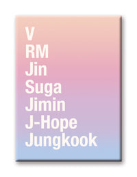 Thumbnail for K-POP - Names Flat Magnet (2.5