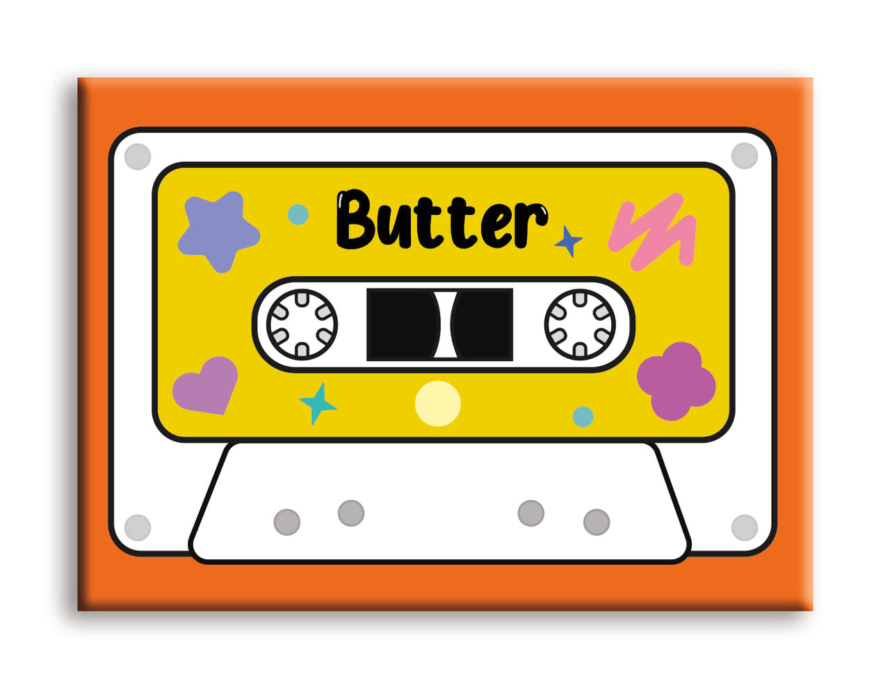 K-POP - Butter Flat Magnet (2.5" x 3.5") – 6 PC PPK
