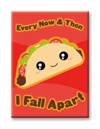Thumbnail for Kawaii Foods - Taco Flat Magnet (2.5