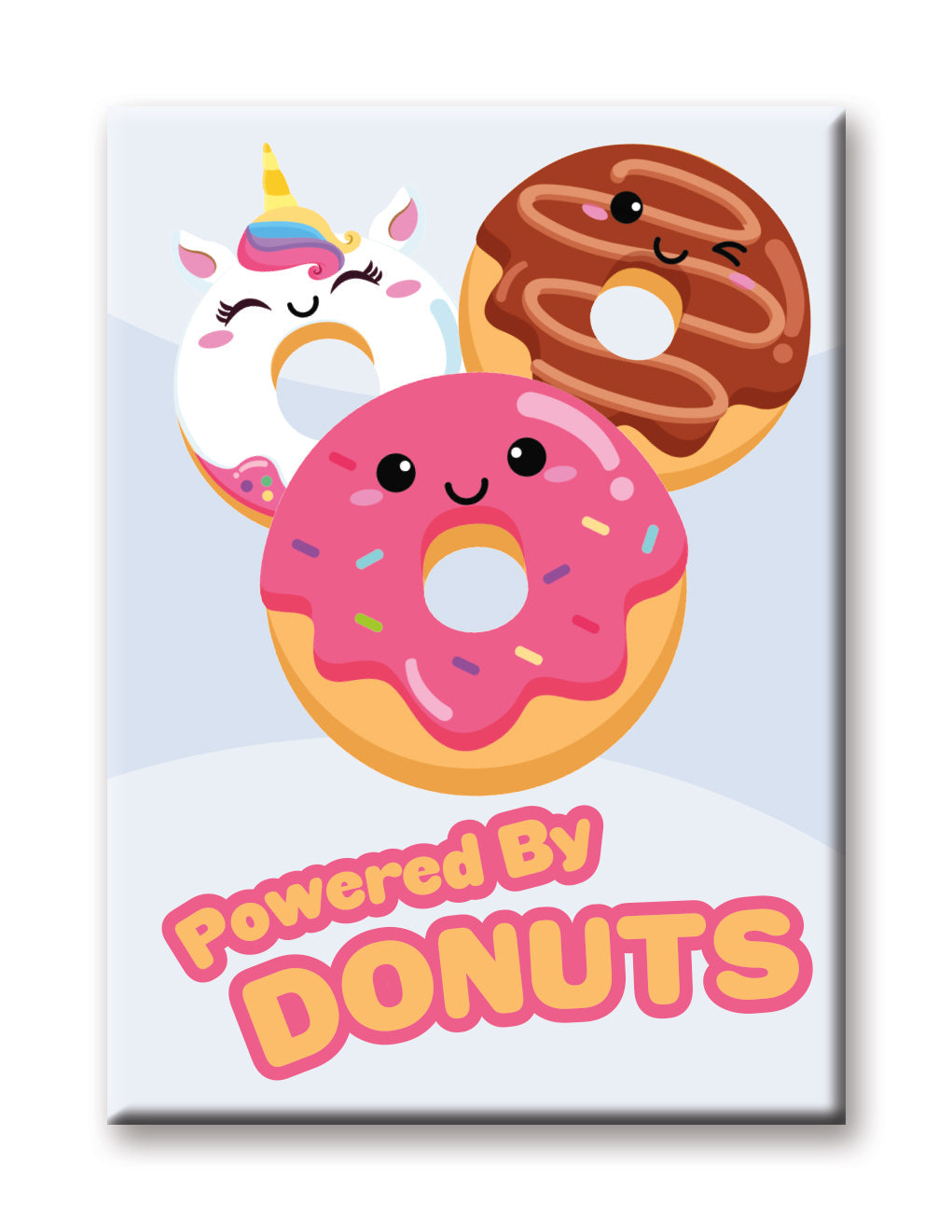 Kawaii Foods - Donut Flat Magnet (2.5" x 3.5") – 6 PC PPK