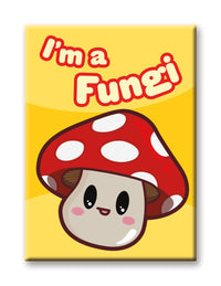 Thumbnail for Kawaii Foods - Mushroom Flat Magnet (2.5