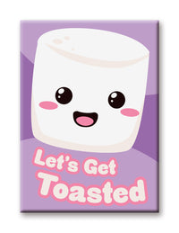 Thumbnail for Kawaii Foods - Marshmallow Flat Magnet (2.5