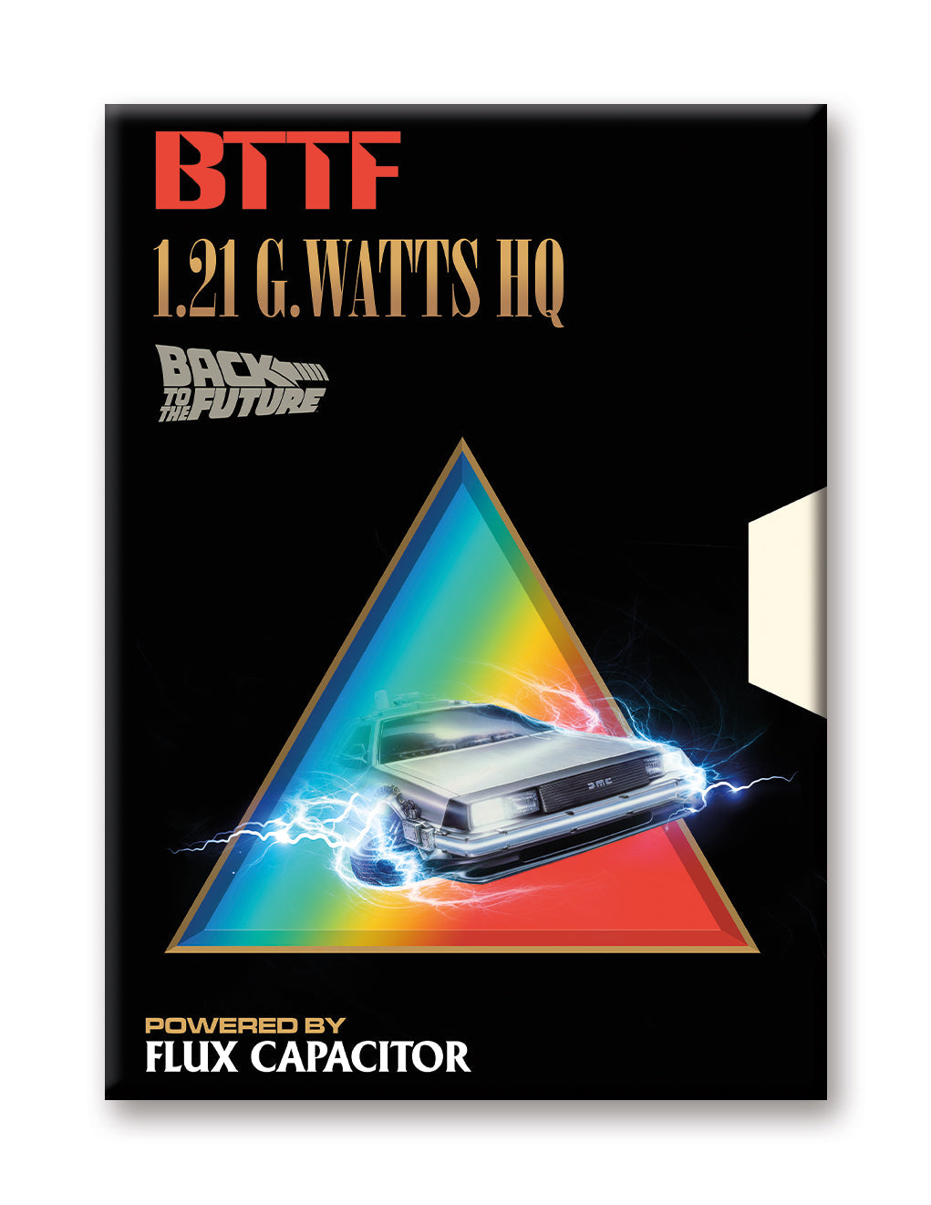 Back to the Future - 1.21 Gigawatts Flat Magnet (2.5" x 3.5") – 6 PC PPK