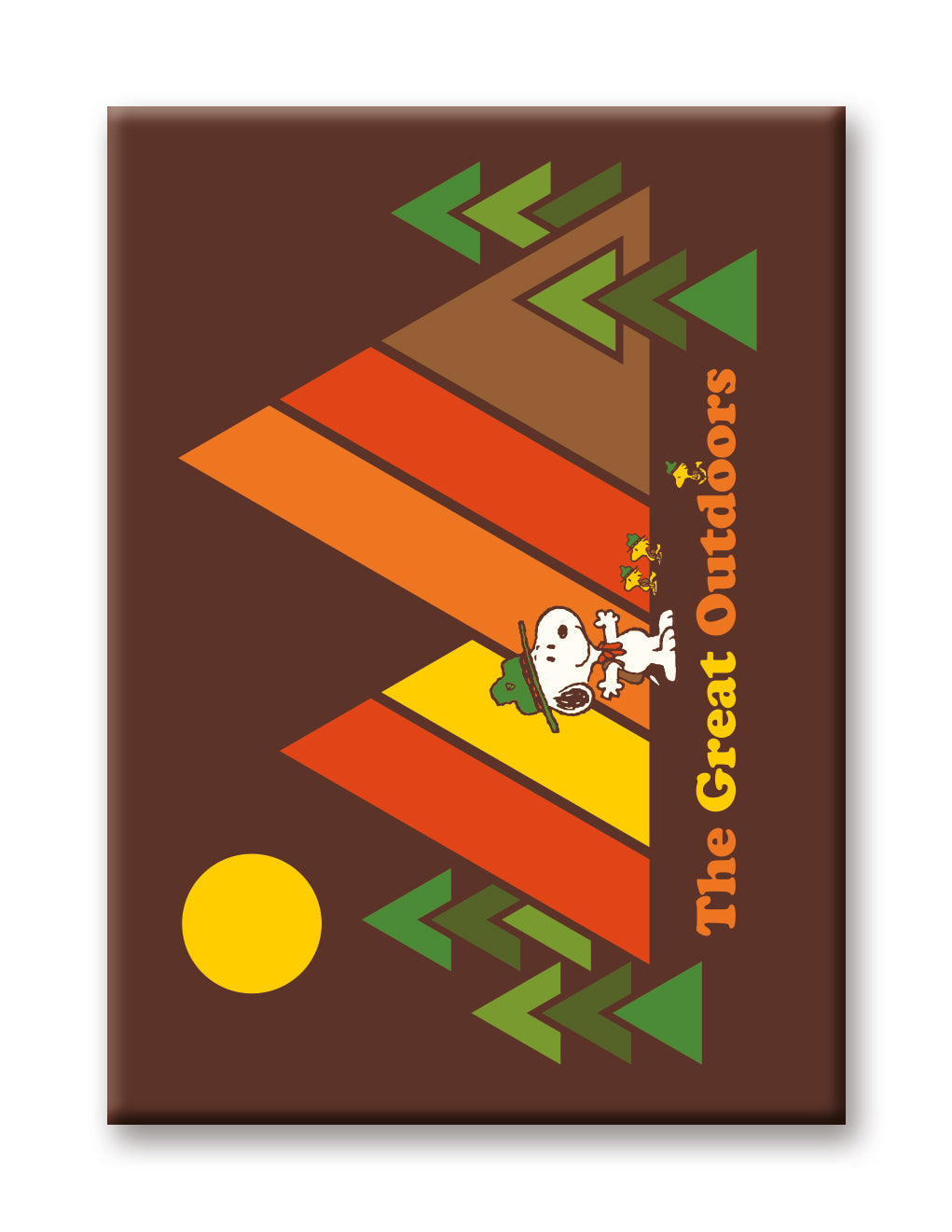 Peanuts Beagle Scouts - Great Outdoors Flat Magnet (2.5" x 3.5") – 6 PC PPK