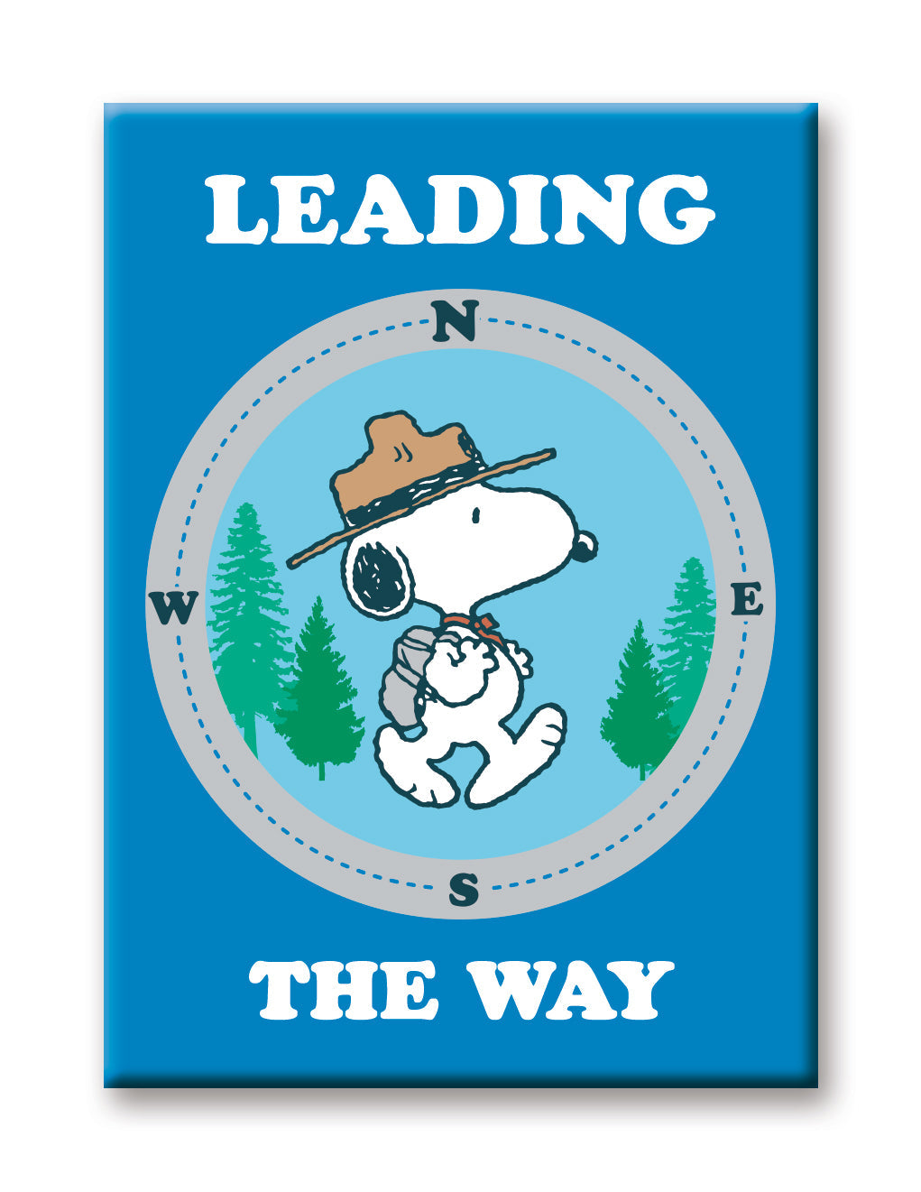 Peanuts Beagle Scouts - Leading The Way Flat Magnet (2.5" x 3.5") – 6 PC PPK