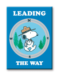 Thumbnail for Peanuts Beagle Scouts - Leading The Way Flat Magnet (2.5