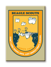 Thumbnail for Peanuts Beagle Scouts - March Right Across Flat Magnet (2.5