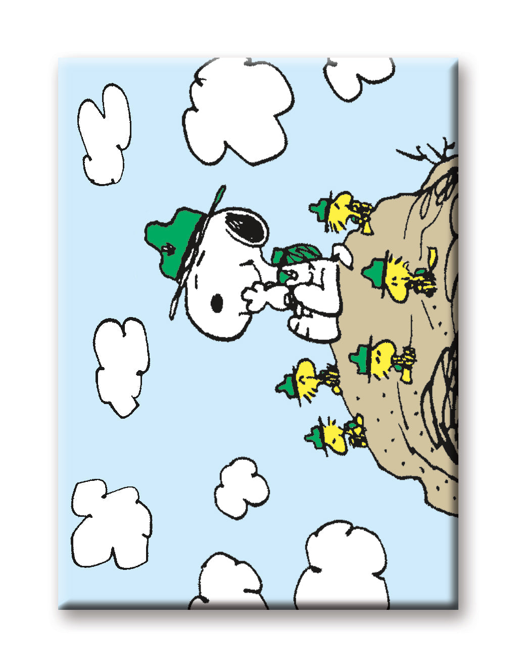 Peanuts Beagle Scouts - Clouds Flat Magnet (2.5" x 3.5") – 6 PC PPK