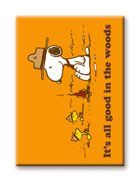 Thumbnail for Peanuts Beagle Scouts - Good In Woods Flat Magnet (2.5