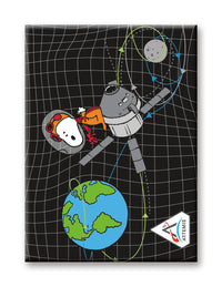 Thumbnail for Peanuts Snoopy Orbit Flat Magnet (2.5