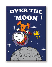 Thumbnail for Peanuts Snoopy in Space - Over the Moon Flat Magnet (2.5