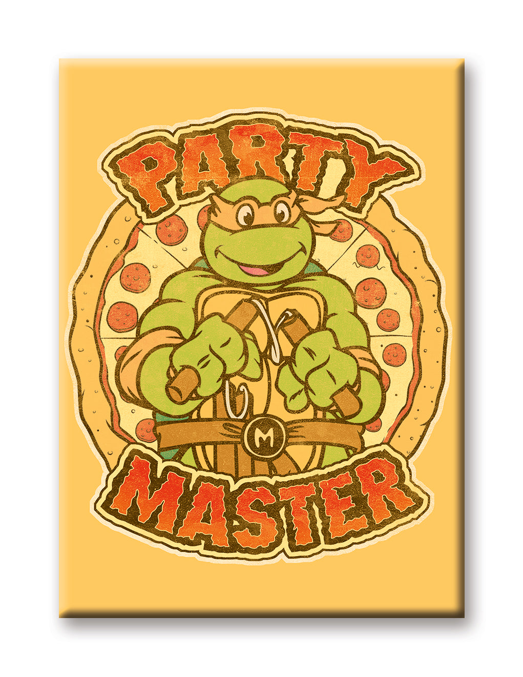 TMNT - Party Master Flat Magnet (2.5" x 3.5") – 6 PC PPK