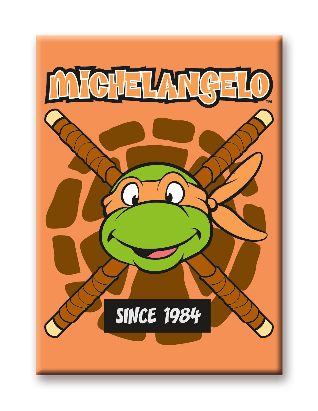 TMNT - Michelangelo Flat Magnet (2.5" x 3.5") – 6 PC PPK