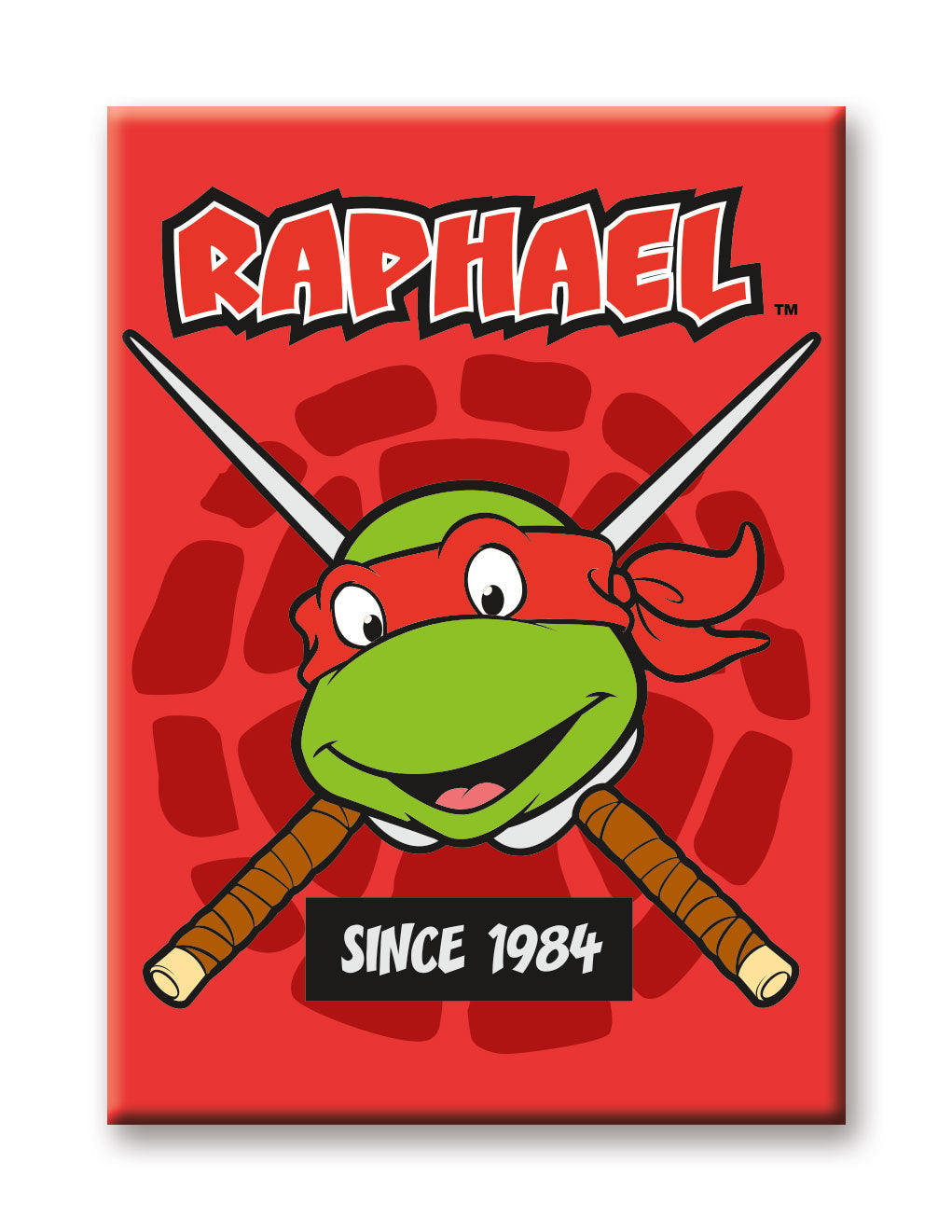 TMNT - Raphael Flat Magnet (2.5" x 3.5") – 6 PC PPK