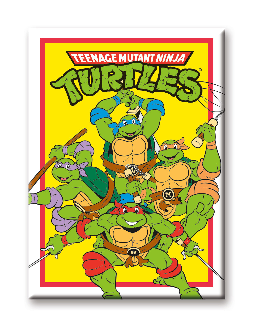 TMNT - Group Flat Magnet (2.5" x 3.5") – 6 PC PPK