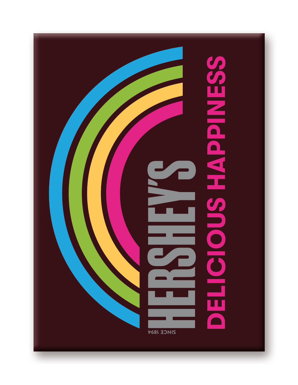 Hershey's - Rainbow Flat Magnet (2.5" x 3.5") – 6 PC PPK