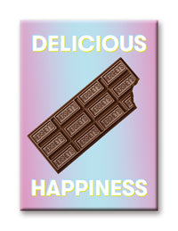 Thumbnail for Hershey's - Delicious Happiness Flat Magnet (2.5