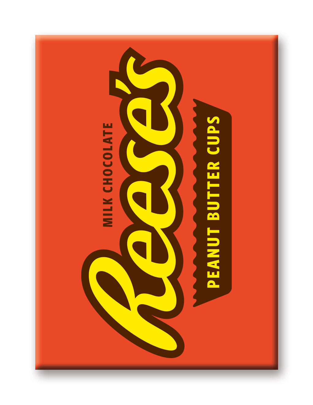 Reese’s - Logo Flat Magnet (2.5" x 3.5") – 6 PC PPK