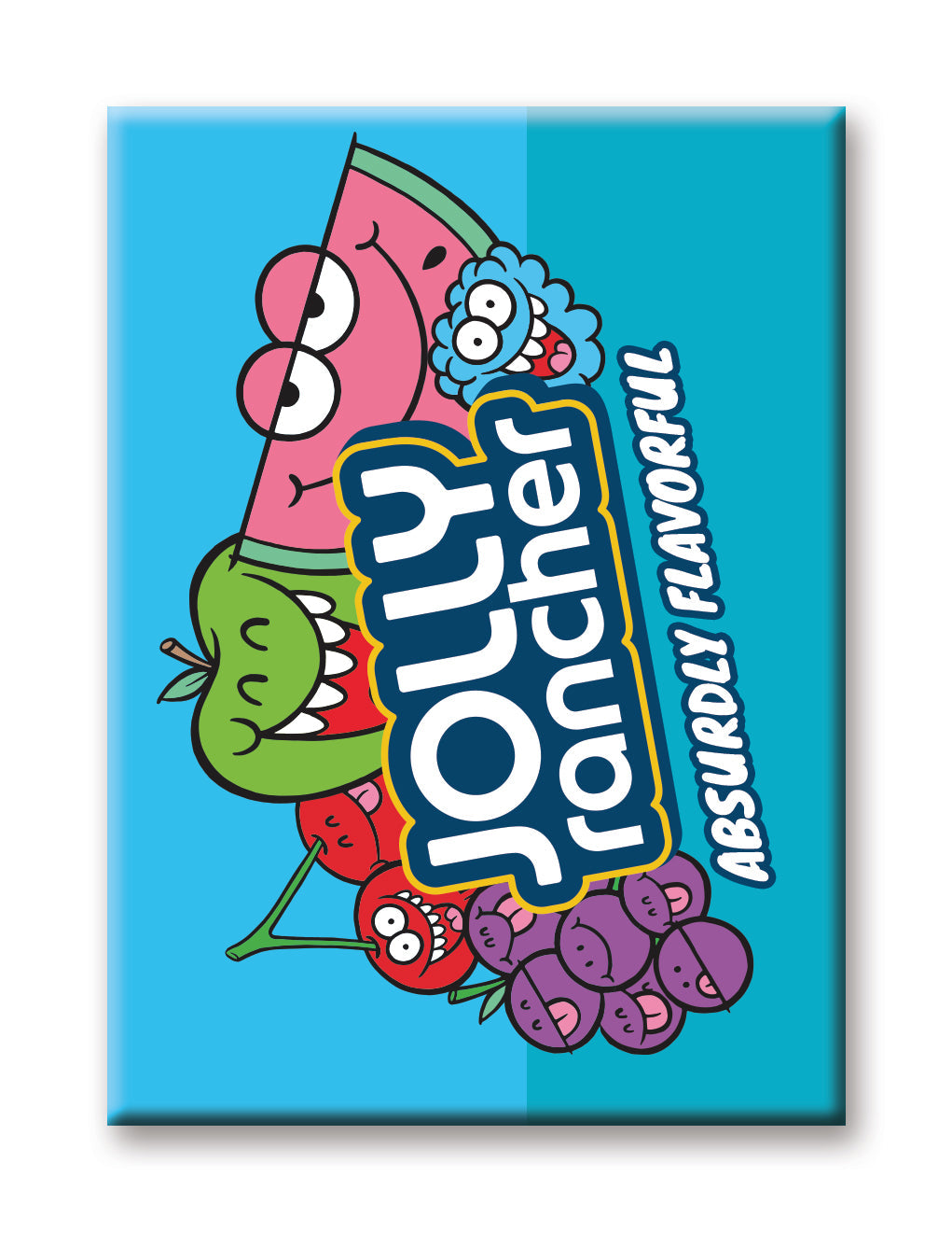 Jolly Rancher - Logo Flat Magnet (2.5" x 3.5") – 6 PC PPK