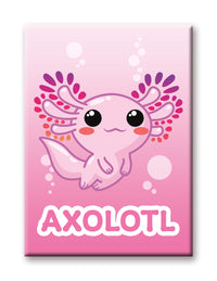 Thumbnail for Axolotl - Pink Flat Magnet (2.5