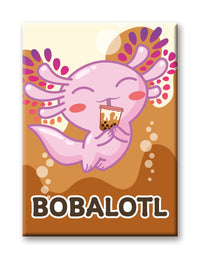 Thumbnail for Axolotl - Bobalotl Flat Magnet (2.5